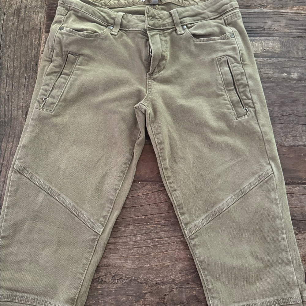 PAIGE Green Casual Bottoms with Relaxed Fit